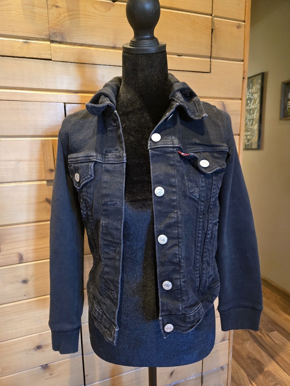 Levi's Women's Hybrid Trucker Jacket Black